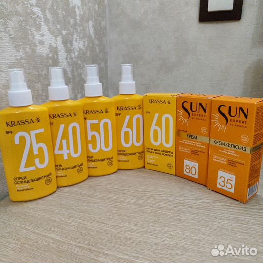 Солнцезащитный крем, спрей