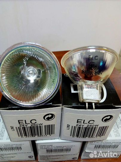 Лампа галогенная с отражателем 24В/250 Вт