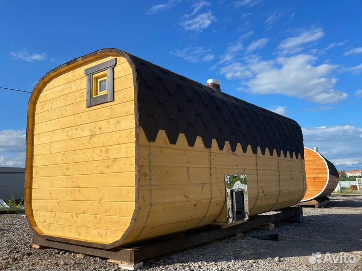 Баня бочка под ключ