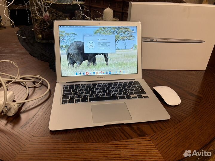 Apple macbook air 13 2013 + мышь