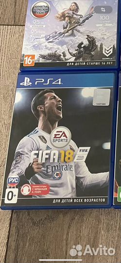 Диски на ps4 fifa 18