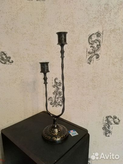 Подсвечник бронза СССР
