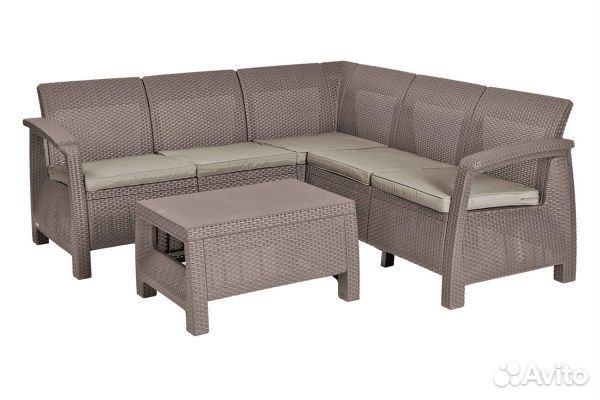 Комплект мебели Corfu Relax Set, капучино