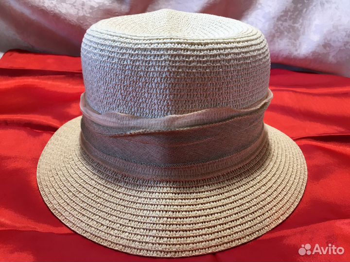 Шляпа женская соломенная новая