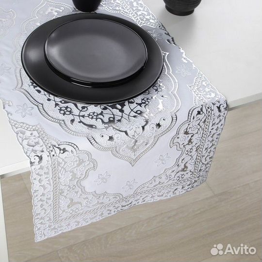 Салфетка ажурная для стола «Восток», 8440 см, пвх