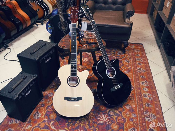 Гитара акустическая новая