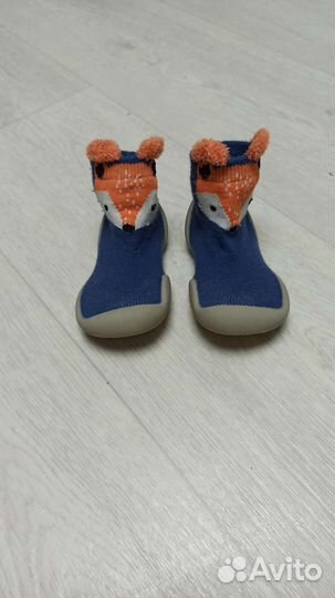 Тапочки-носочки на резиновой подошве