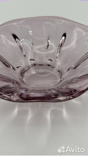 Ваза гутное стекло СССР