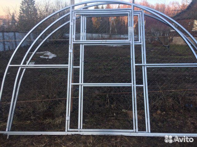 Теплицы. Сотовый поликарбонат. Арка, Капля