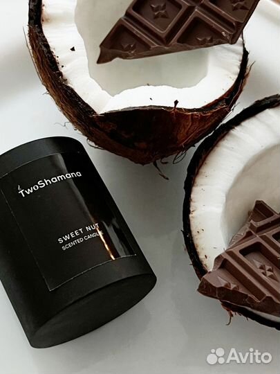 Ароматическая свеча - Кокос и шоколад