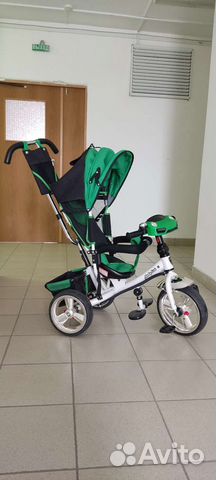 Трехколесный велосипед с родительской ручкой