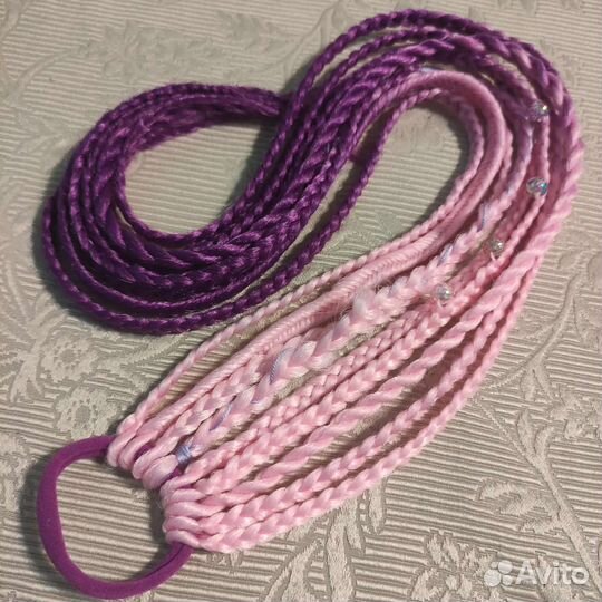 Косы на резинке