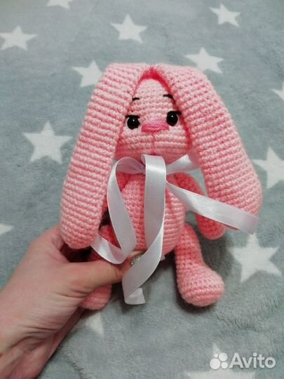 Игрушка Зайка с бантиком