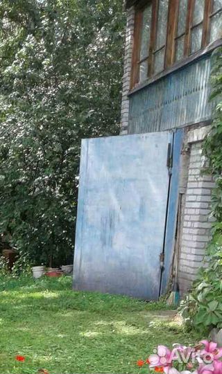 Ворота гаражные металлические бу