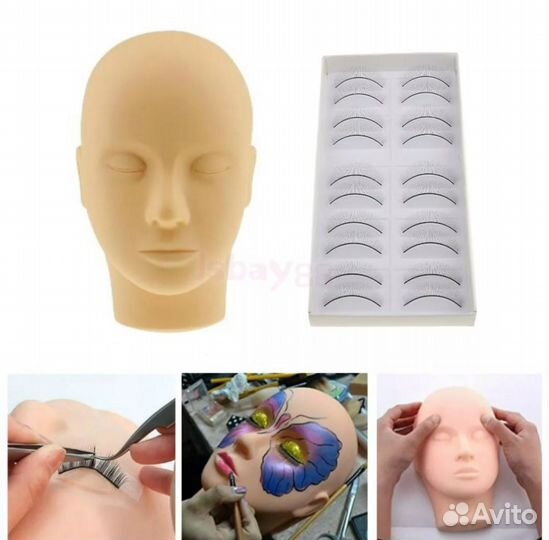 Манекен для наращивания ресниц