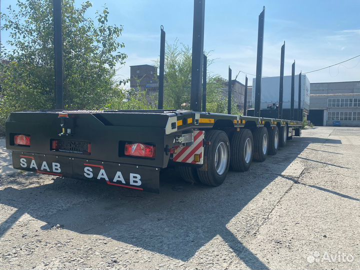 Полуприцеп трал (тяжеловоз) Saab 9891, 2024