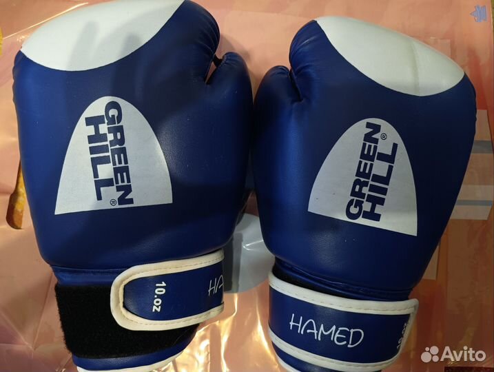 Боксерские перчатки 10 oz green hill
