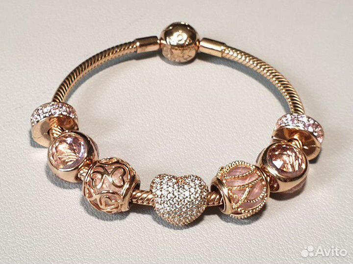 Браслет и шармы Pandora Rose