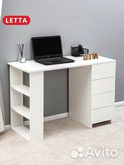 Рабочий стол письменный компьютерный с ящиками