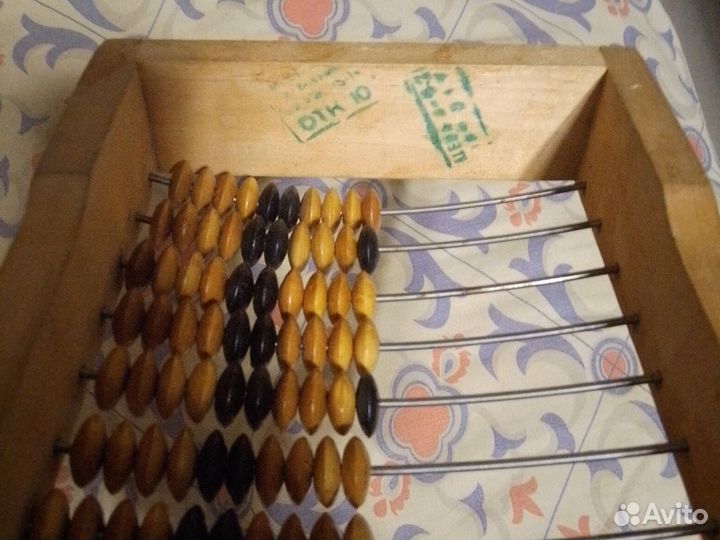 Деревянные счеты детские СССР