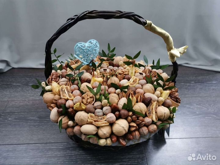 Ореховая корзина на Новый год