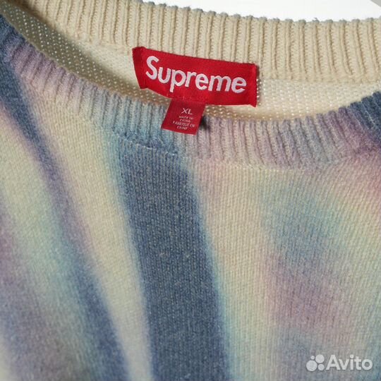 Свитер Supreme blurred logo
