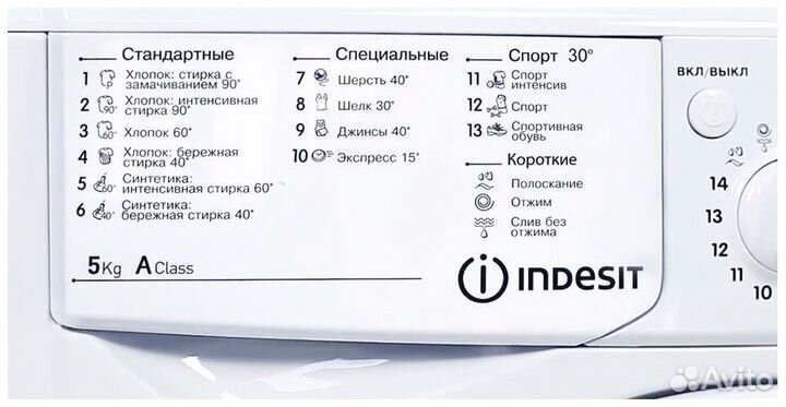 Новая стиральная машина indesit iwsb 5085 5кг