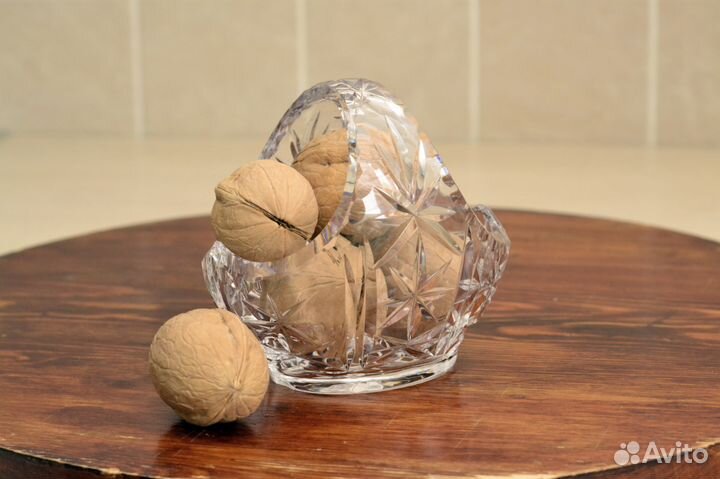Хрустальная конфетница гдр