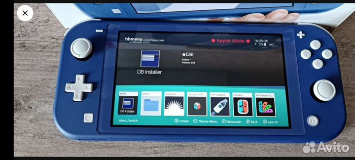 Nintendo switch lite прошитый/ установка
