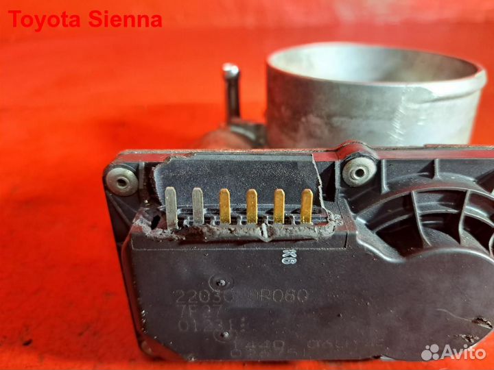 Дроссельная заслонка 2GR-FKS Toyota Sienna