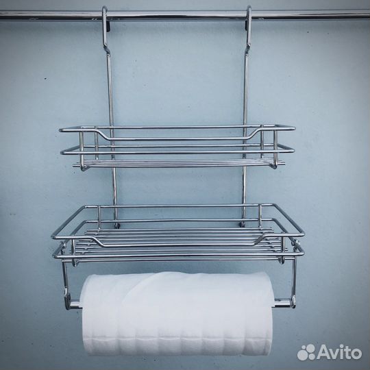 Полки для рейлинга хром глянец