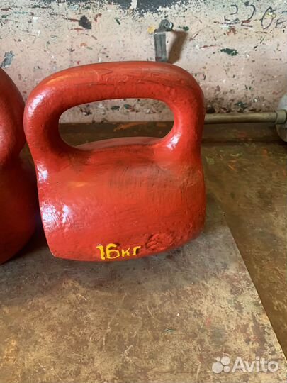 Гиря чугунная 16 кг