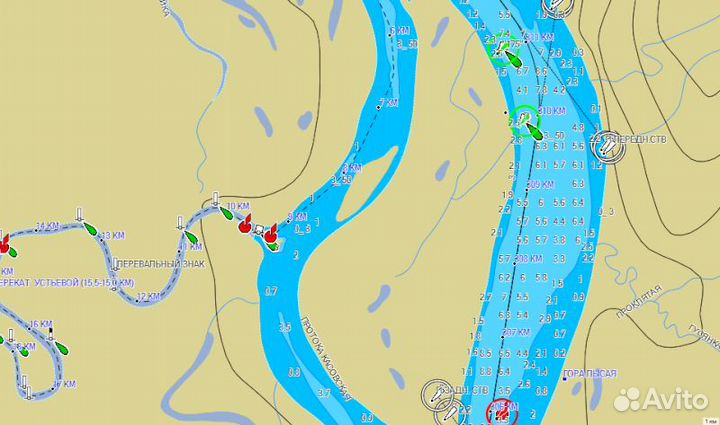 Garmin Navicom Подробная карта реки 2023
