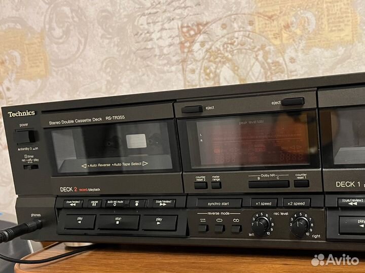 Кассетная дека technics rs tr355