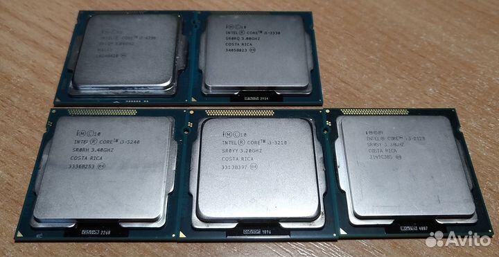 Процессоры Intel Core I5, I3