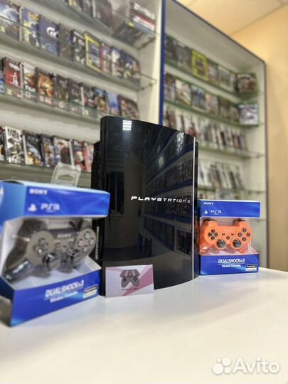Игровая приставка ps3 с играми/гарантия
