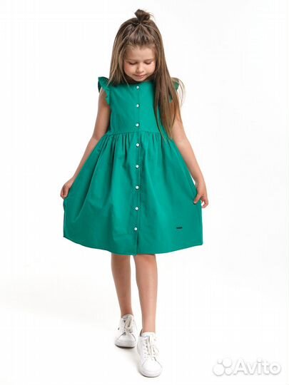 Платье для девочки летнее хлопок Mini Maxi 110 см