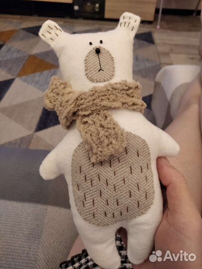 Мишка игрушка мягкая ручная работа