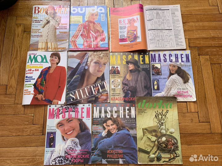 Журнал бурда burda, шитье, вязание, вышивка