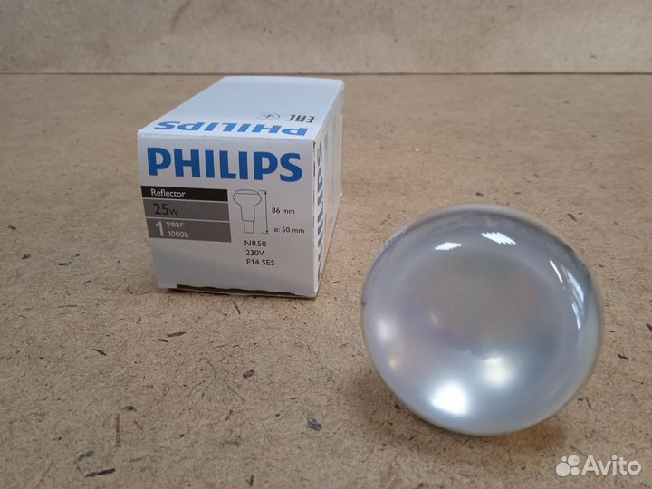 Лампа накаливания Philips NR50 230V E14 SES 25W