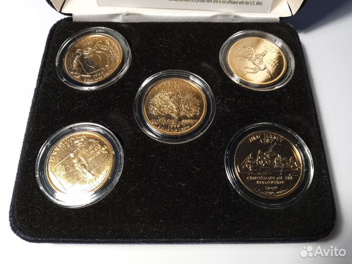 США набор квотеров 1999 