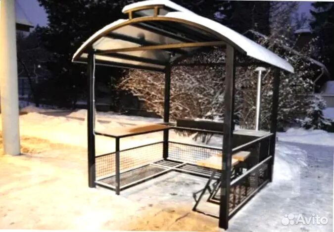 Мангал С печкой под казан