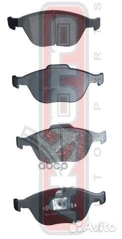 Колодки тормозные дисковые передние AKD-0337 AK