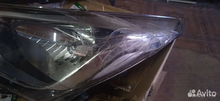 Левая фара на hyundai solaris 1 рестайлинг