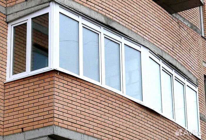 Пластиковые окна двери лоджии