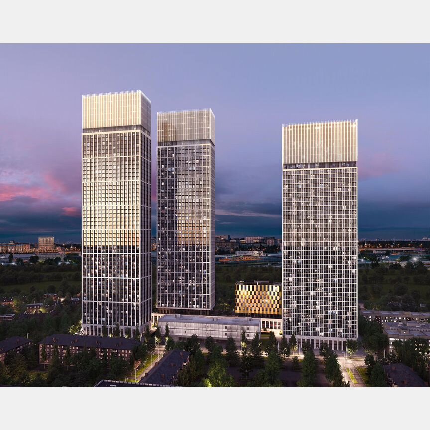 2-к. квартира, 66,7 м², 17/55 эт.