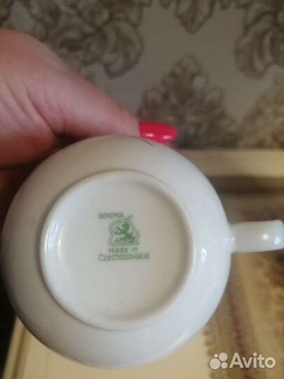 Чайный сервиз мейсенский букет, Чехословакия