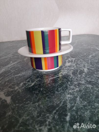 Кофейная чашка с блюдцем 100мл