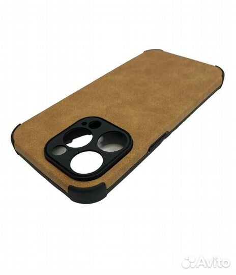 Чехол iPhone 14 pro max замшевый защита камеры