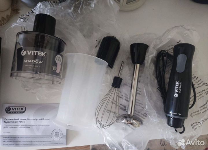 Новый Блендер Vitek Shadow 2 Года Гарантия